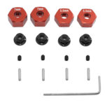 12mm Hex Wheel Adapters for 1/10 Slash 2WD, Stampede 2WD, Rustler 2WD 1654 3654