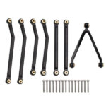 Black Alloy Linkage Upgrade Kit for Axial 1/24 Scale SCX24 C10 RC Truck