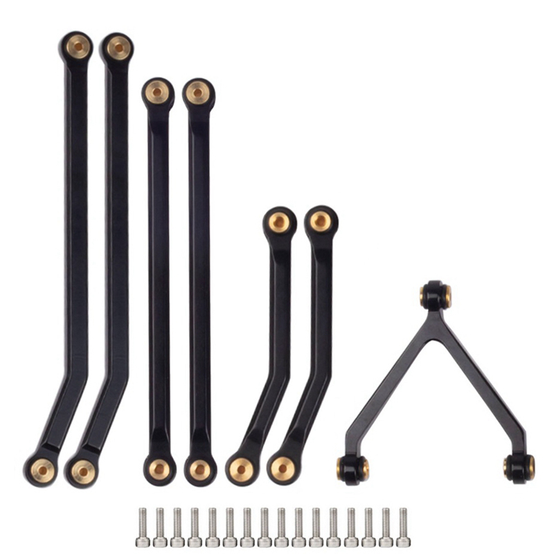 C32057BLACK Alloy Linkage Upgrade Kit for Axial 1/24 Scale SCX24 Deadbolt 90081 RC Crawler - Image 1