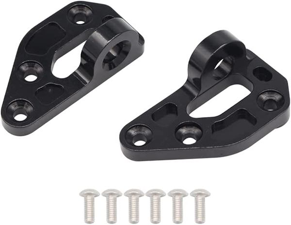 C32058BLACK Alloy Machined Front Body Mounts for Axial SCX6 Crawler 251008 - Image 1
