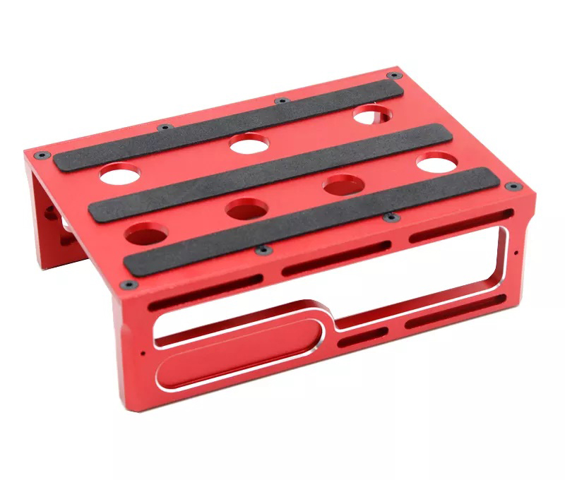 C32067RED Universal Car Stand Workstation (145x98x45mm) for 1/10 Size - Image 1