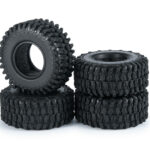 Realistic Rubber Tire Set for Axial SCX24 Crawler O.D.=50mm