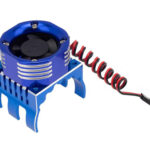 42mm Motor Heatsink + 30x30mm Cooling Fan w/ Color LED for 1/10 & 1/8