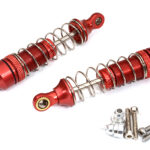 Red Alloy Machined Rear Shocks (2) for Losi 1/18 Mini-T 2.0 (L=70mm)