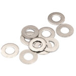 Pack of 10 Metal Washers - 5x10x0.5mm Size for Hobby Use