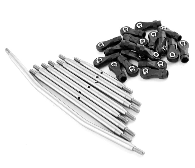 C32138 Stainless Steel Linkage Set (8) for Axial 1/10 RBX10 Ryft 4WD Rock Bouncer - Image 1