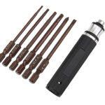 QuickPit RC Tool Wrench w/ 6 Tips (Allen 1.5, 2, 2.5 & 3mm+Phillips+Flat)