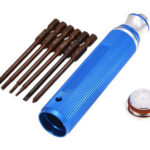 QuickPit RC Tool Wrench w/ 6 Tips (Allen 1.5, 2, 2.5 & 3mm+Phillips+Flat)