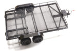Machined Alloy Flatbed Dual Axle Car Trailer Kit for 1/10 Scale RC 710x455x137mm