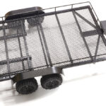 Machined Alloy Flatbed Dual Axle Car Trailer Kit for 1/10 Scale RC 710x455x137mm