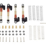 Alloy 43mm Extra Long Piggyback Shocks (4) for Axial 1/24 SCX24