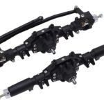 Alloy Machined Front & Rear Axle Assembly w/ Internals for SCX10 II 90046 90047