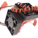 Red Motor Heatsink 42mm Size with Cooling Fans for Most 1/8 & 1/7 Scale RC