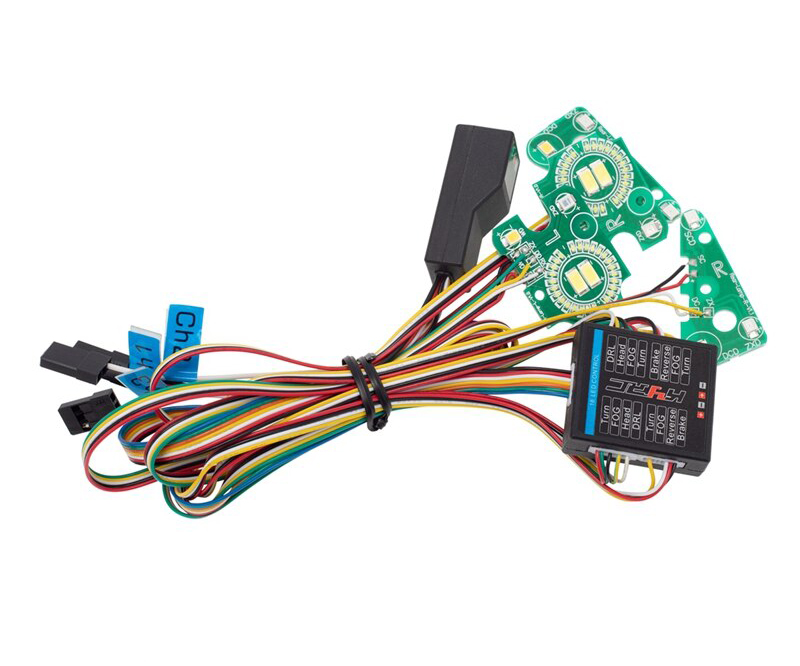 C32194 Realistic LED Lighting System w/ 3CH Controller for Traxxas TRX-4 LR Version - Image 1