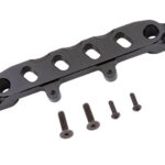 Black Alloy Machined Front Upper Chassis Brace Compatible with Axial SCX6 251005