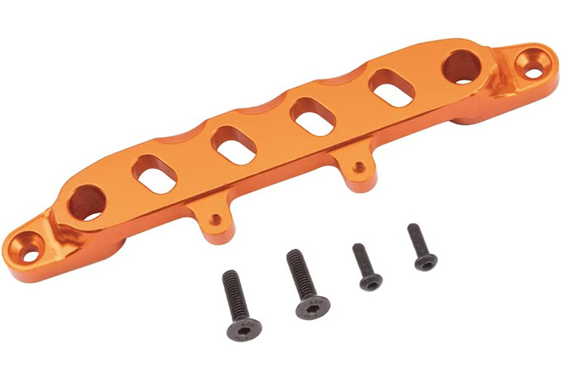 C32212ORANGE Alloy Machined Front Upper Chassis Brace for Axial SCX6 251005 - Image 1