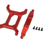 Alloy Machined Rear Chassis & Shock Tower Braces for Axial SCX6