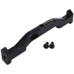 Black Alloy Machined Front Lower Chassis Support for Axial SCX6 Upgrade