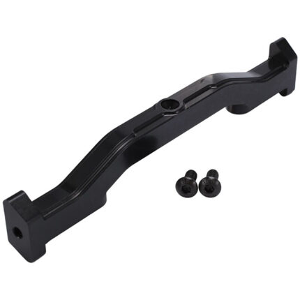 Black Alloy Machined Front Lower Chassis Support for Axial SCX6 Upgrade