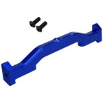 Blue Alloy Machined Front Lower Chassis Support Upgrade for Axial SCX6