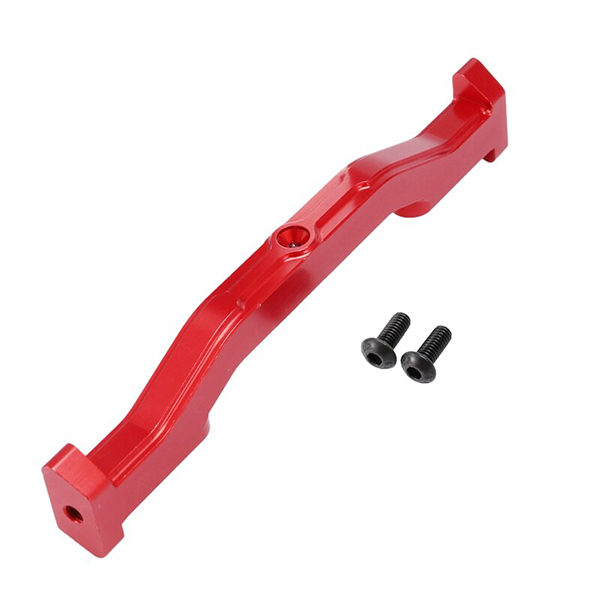 C32214RED Alloy Machined Front Lower Chassis Support for Axial SCX6 - Image 1