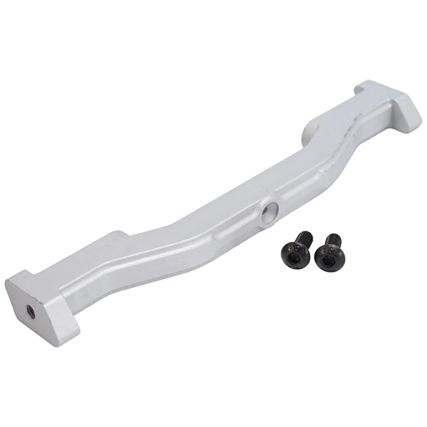 C32214SILVER Alloy Machined Front Lower Chassis Support for Axial SCX6 - Image 1