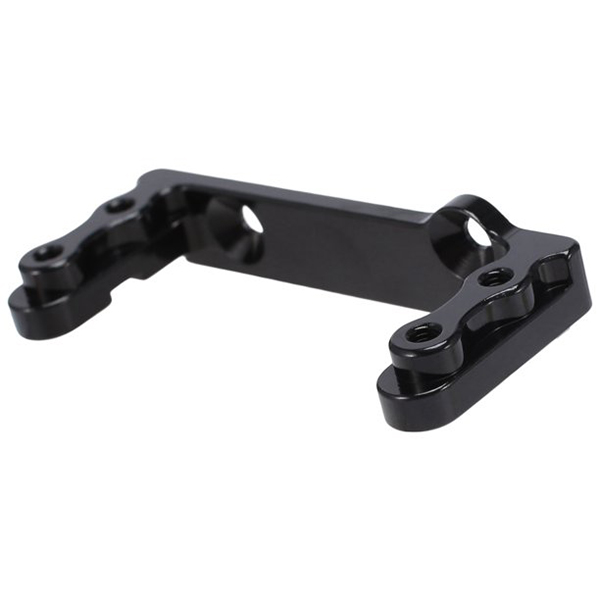 C32215BLACK Black Alloy Machined Shifting Servo Mount Compatible with Axial SCX6 252013 - Image 1