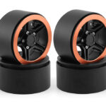 Machined Alloy 5 Spoke Beadlock Wheel (4) for 2.2 Size Off-Road Crawler