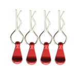 Bent-Up Color Body Clips (4) for 1/8, 1/7 & 1/5 RC Cars & Trucks (LxW=34x12mm)