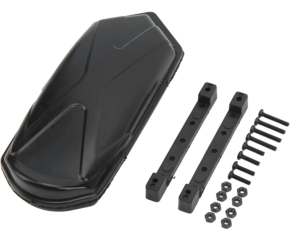 C32233BLACK Scale Model Luggage Storage Cargo Case 110x46x25mm for 1/18 & 1/24 Scale - Image 1