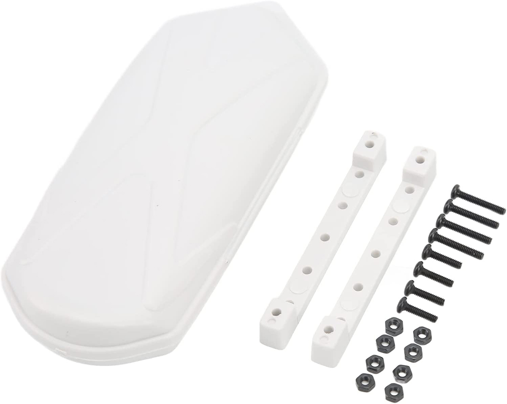 C32233WHITE Scale Model Luggage Storage Cargo Case 110x46x25mm for 1/18 & 1/24 Scale - Image 1