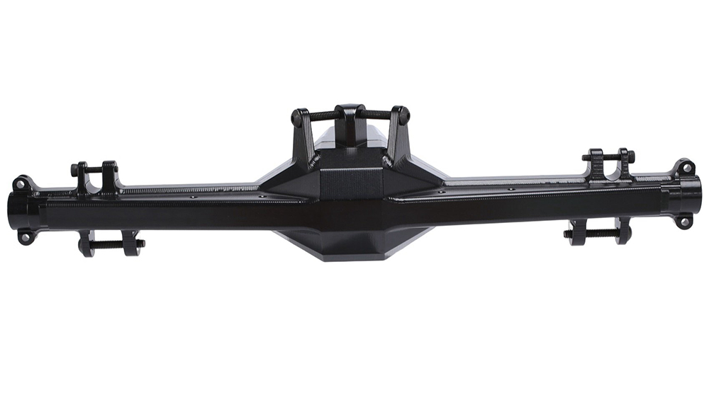 C32249BLACK Alloy Machined Rear Axle Housing Set for Traxxas 1/7 Unlimited Desert Racer - Image 1