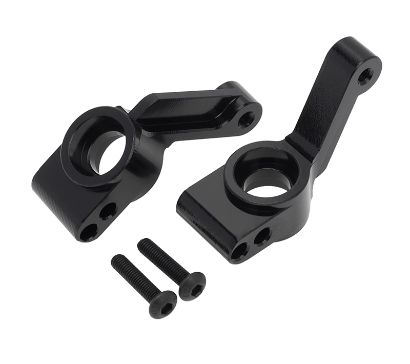 C32273BLACK Alloy Machined Rear Hub Carriers for Traxxas 1/10 Drag Slash 2WD 3752 - Image 1