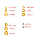 Alloy Machined Color Washers for 2.5mm 3mm 4mm Screws & Hardware - Image 2
