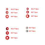 Alloy Machined Color Washers for 2.5mm 3mm 4mm Screws & Hardware - Image 2