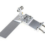 Alloy Silver Rudder with Water Intake, 75mm, 42mm Offset for RC Boat