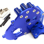 Blue Alloy Gearbox Housing for 1/10 Slash 2WD, Stampede 2WD & Rustler 2WD 3691A