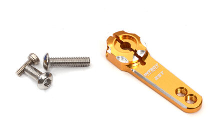 Gold Billet Machined Alloy 25T Servo Horn for Futaba Servos (r = 21.5, 25mm)