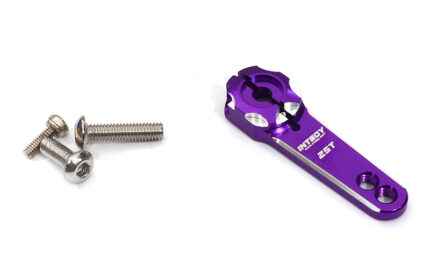 Purple Billet Machined Alloy 25T Servo Horn for Futaba Servos (r = 21.5, 25mm)