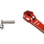 Red Billet Machined Alloy 25T Servo Horn for Futaba Servos (r = 21.5, 25mm)