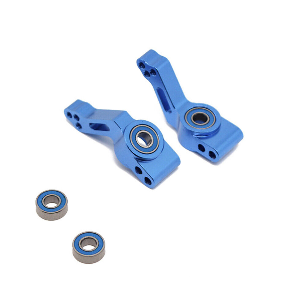 C32298BLUE Billet Machined Rear Hub Carriers for Traxxas 1/10 Drag Slash 2WD 3752 - Image 1