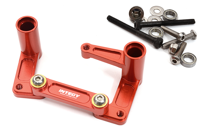 C32302RED Alloy Machined Steering Bellcrank Set for Slash 2WD, Bandit & Rustler 2WD 3743 - Image 1