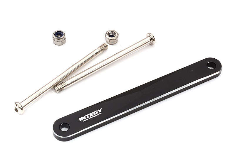 C32308BLACK Machined Tie Bar & Suspension Pins for Traxxas 1/10 Drag Slash 2WD 2532 2640 - Image 1