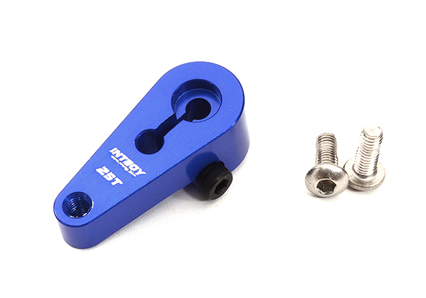 C32309BLUE Billet Machined Alloy Heavy Duty Servo Horn 25T for Futaba Servo (r=20mm) - Image 1
