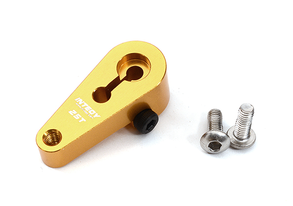 C32309GOLD Gold Billet Machined Alloy Heavy Duty Servo Horn 25T for Futaba Servo (r=20mm) - Image 1