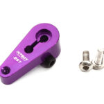 Purple Billet Machined Alloy Heavy Duty Servo Horn 25T for Futaba Servo (r=20mm)