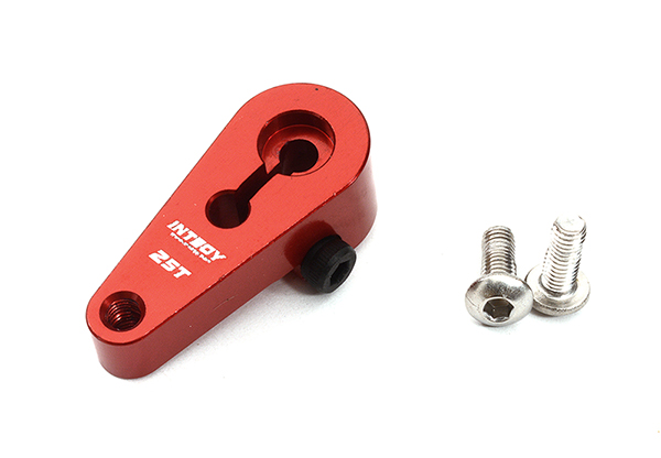 C32309RED Billet Machined Alloy Heavy Duty Servo Horn 25T for Futaba Servo (r=20mm) - Image 1