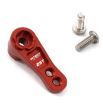 Red Billet Machined Alloy Servo Horn 25T for Futaba Servos (r = 15mm, 19mm)