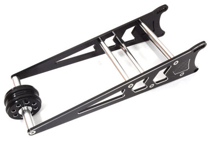 Black Billet Machined Wheelie Bar Upgrade for Traxxas 1/10 Drag Slash 2WD 9460