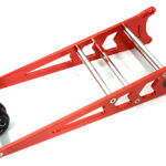 Red Billet Machined Wheelie Bar Upgrade for Traxxas 1/10 Drag Slash 2WD 9460